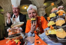 UTV favourite Julian Simmons and Belfast Lord Mayor Máirtín Ó Muilleoir have the recipe for success as they launch the MS Society’s Cake Break fundraiser.